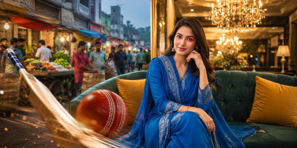 বগুড়ায় সালোয়ার কামিজ পরিহিত ব্যবহারকারী ২৯ ব্যাট ক্রিকেট বেটিং উপভোগ করছেন